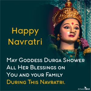 Navratri Greetings - English | Artworkbird