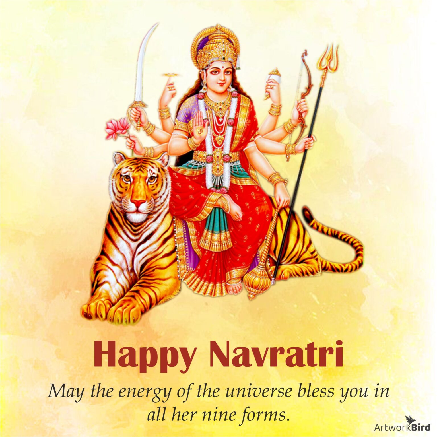 Navratri Greetings - English | Artworkbird