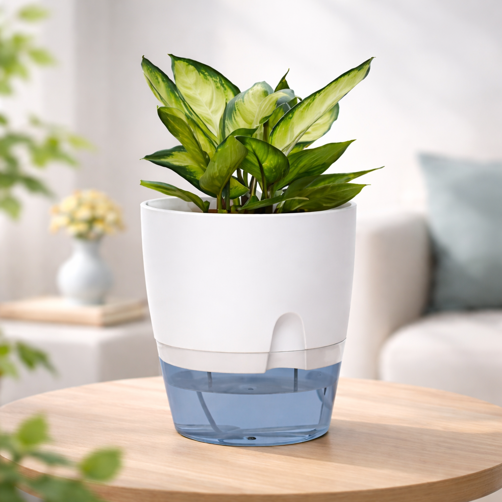 Self-watering plant Round Pot